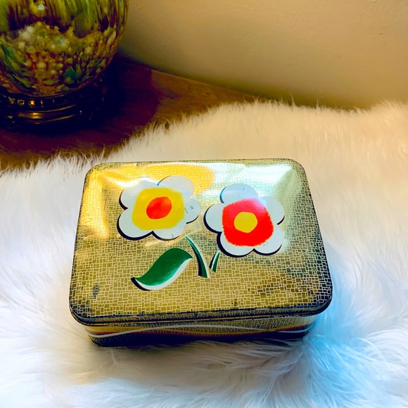 🦋2/$10 3/$15 4/$18 5/$20 Vintage West Germany Metal Storage Tin
